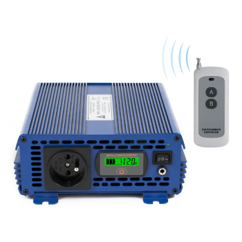 Azo Digital IPS-1000S PRO Przetwornica napięcia 12 VDC / 230 VAC ECO MODE SINUS 1000W